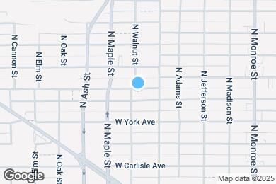 Map image of the property - 1427 W Buckeye Ave