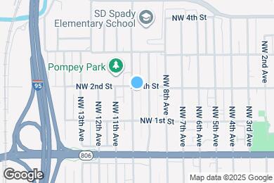 Map image of the property - 147 NW 10th Ave