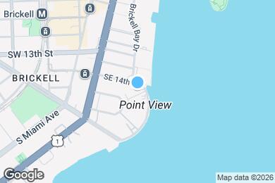 Map image of the property - 1402 Brickell Bay Dr