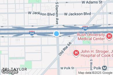 Map image of the property - 528 S Damen Ave