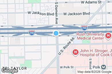 Map image of the property - 530 S Damen Ave