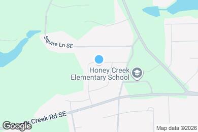 Map image of the property - 3438 Creekwood Dr SE