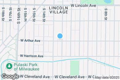 Map image of the property - 2491 S 12th St