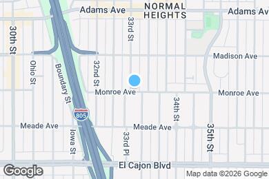 Map image of the property - 4503 33rd St