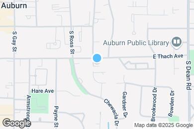 Map image of the property - 207 Auburn Dr