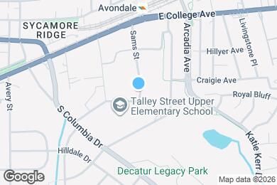 Map image of the property - 2630 Talley St