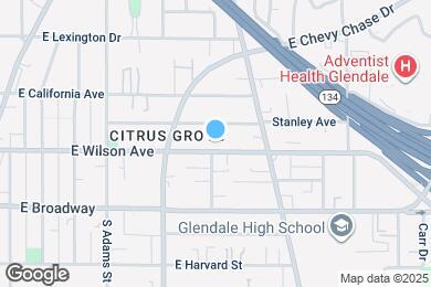 Map image of the property - 1247 E Wilson Ave