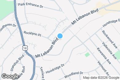 Map image of the property - 100 Mount Lebanon Blvd