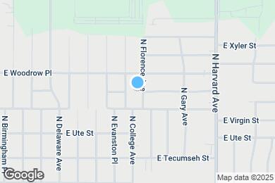 Map image of the property - 2122 N Florence Ave