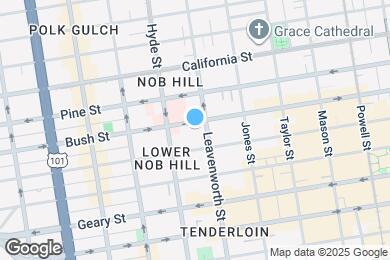 Map image of the property - 1135 Bush St