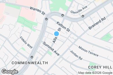 Map image of the property - 212 Allston St