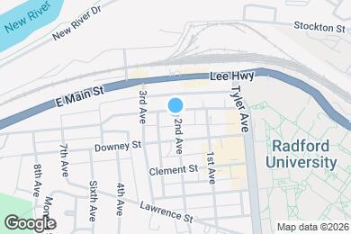 Map image of the property - 1201 Grove Ave