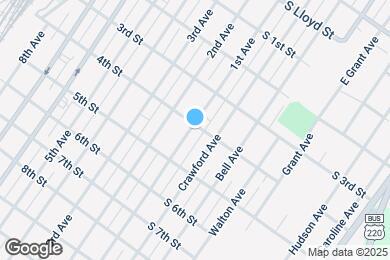 Map image of the property - 401 1st Ave