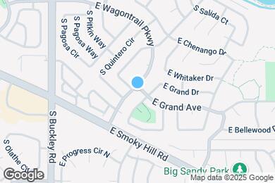 Map image of the property - 17341 E Wagontrail Pkwy