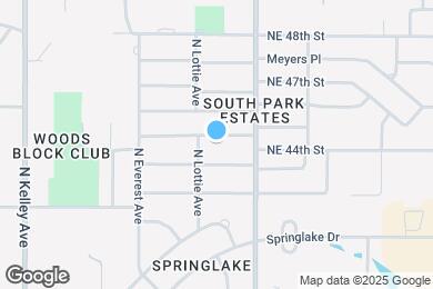 Map image of the property - 1312 NE 44th St