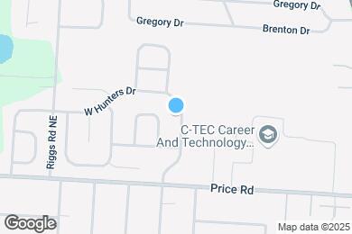 Map image of the property - 1547 S Hunters Dr