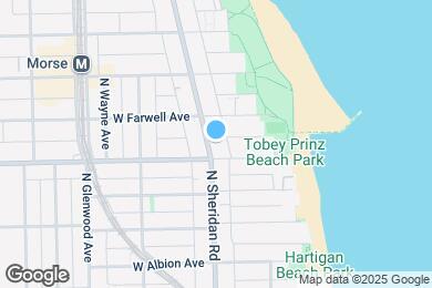 Map image of the property - 6809 N Sheridan Rd
