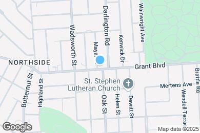 Map image of the property - 1414 Grant Blvd