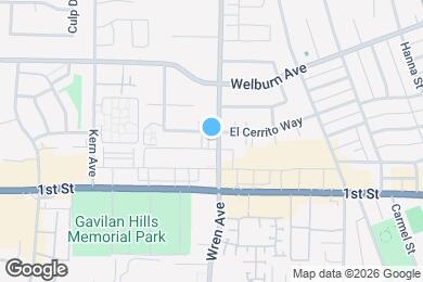 Map image of the property - 810 El Cerrito Way