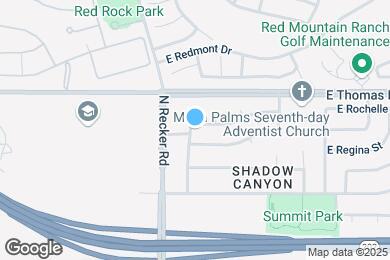 Map image of the property - 6037 E Rochelle St