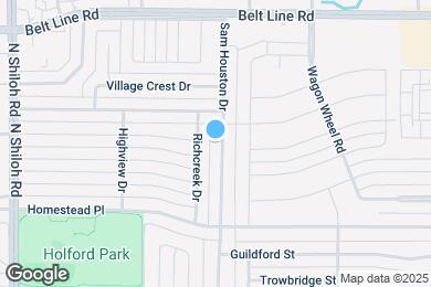 Map image of the property - 2625 Sam Houston Dr
