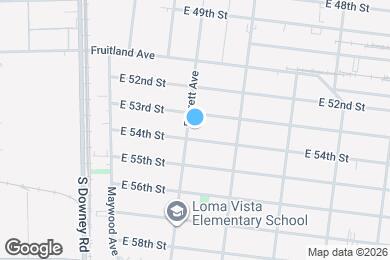 Map image of the property - 5316 Everett Ave