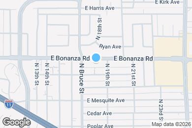 Map image of the property - 1824 E Bonanza Rd
