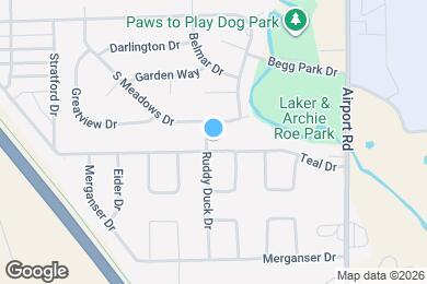 Map image of the property - 2141 Teal Dr
