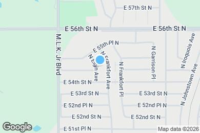 Map image of the property - 5429 N Elgin Ave