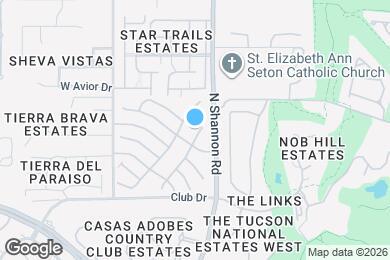 Map image of the property - 8527 N Spring Creek Dr