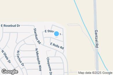 Map image of the property - 1448 E Saguaro Trail