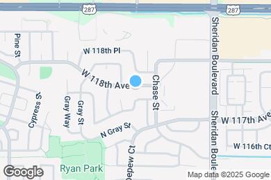 Map image of the property - 5596 W 118th Ave