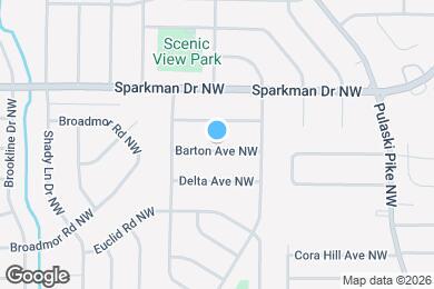 Map image of the property - 3311 Barton Ave NW
