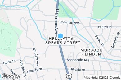 Map image of the property - 339 Merrimon Ave
