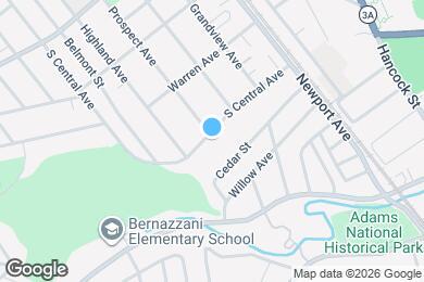 Map image of the property - 92 S Central Ave