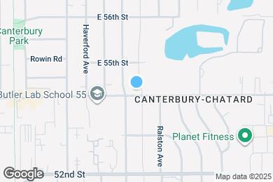 Map image of the property - 1524 E 54th St