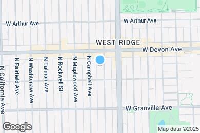 Map image of the property - 6326 N Artesian Ave