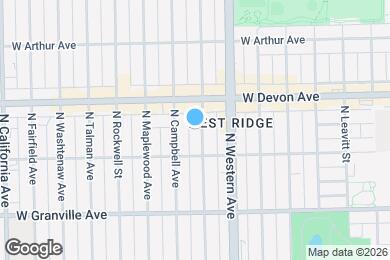 Map image of the property - 6326 N Artesian