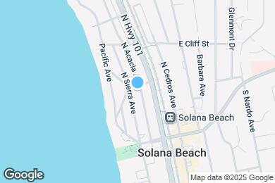 Map image of the property - 239 N Acacia Ave