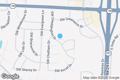 Map image of the property - 232 SW Chartwell Cir