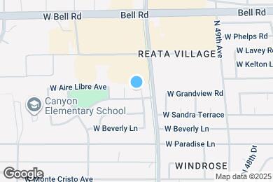 Map image of the property - 16424 N 51st Dr