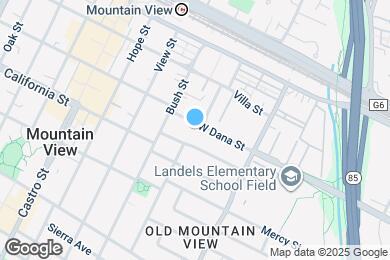 Map image of the property - 411 W Dana St