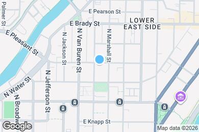 Map image of the property - 811 E Pleasant St