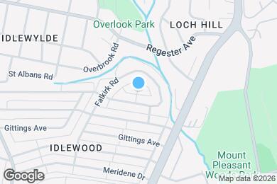 Map image of the property - 6405 Loch Crest Ct