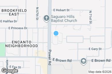 Map image of the property - 4537 E Granada St