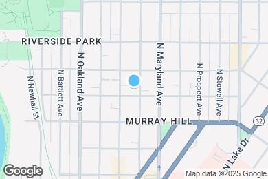 Map image of the property - 2559 N Frederick Ave