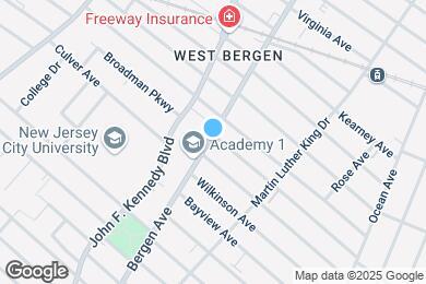 Map image of the property - 232 Bergen Ave
