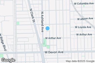 Map image of the property - 6528 N Bosworth Ave