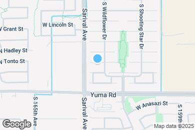 Map image of the property - 16235 W Tonto St