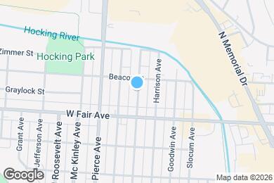 Map image of the property - 939 Washington Ave